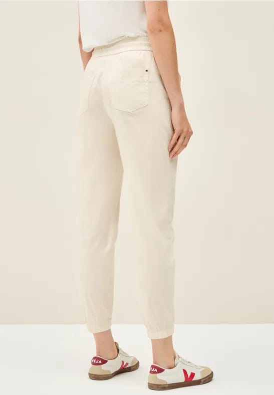 Gestreepte cargo broek