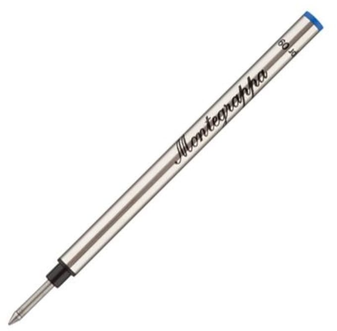 Rollerball Vulling - Montegrappa - Penvulling - Pen - Vulling - Refill - Blauw - Blue - Fijn - 1 Stuks Los Verpakt