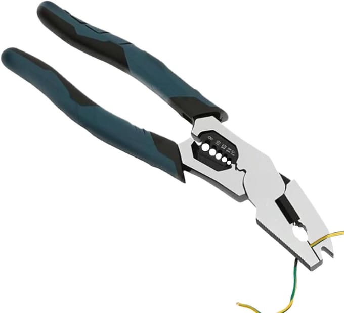 Striptang - Kabelstripper - Kabels Strippen - Multifunctioneel Gereedschap - 23 cm - Metaal