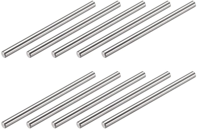 Dailygoods - 10 Stuks Pluggenpennen 5 mm x 80 mm van Roestvrij Staal