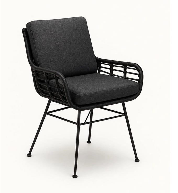 Jara Dining Tuinstoel Charcoal OWN