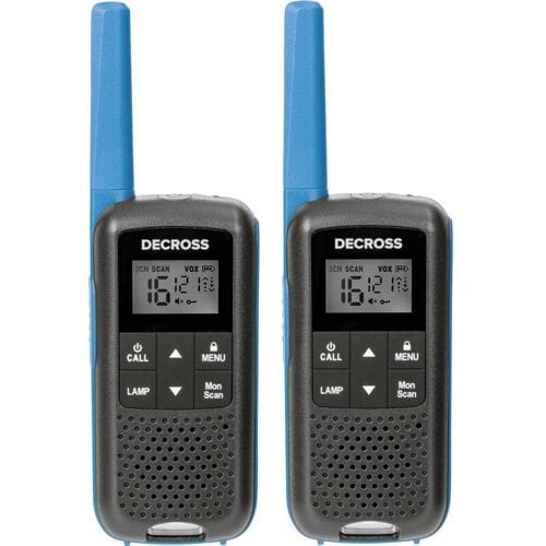 DECROSS DC63 Blau 2er-Set DC6314104302000 PMR-portofoon
