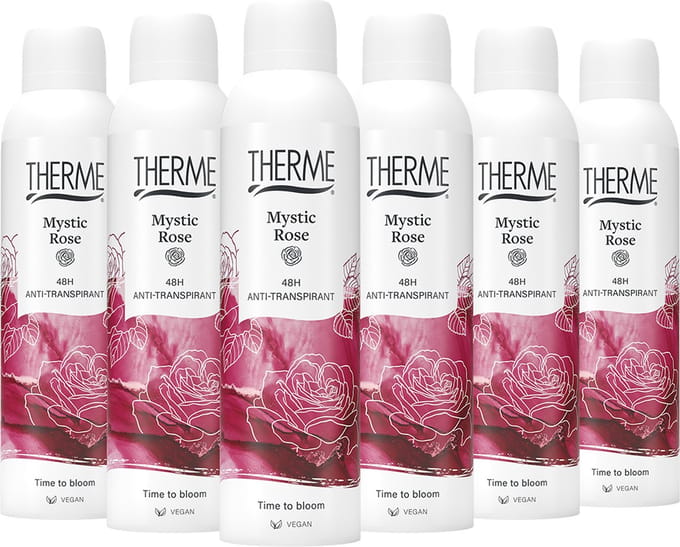 THERME Mystic Rose Anti-Transpirant - 6 x 150 ml