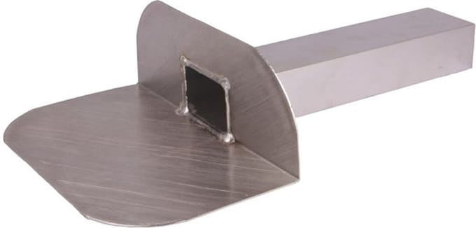 Aluminium Kiezelbak 60X80 mm 90° L=330 mm