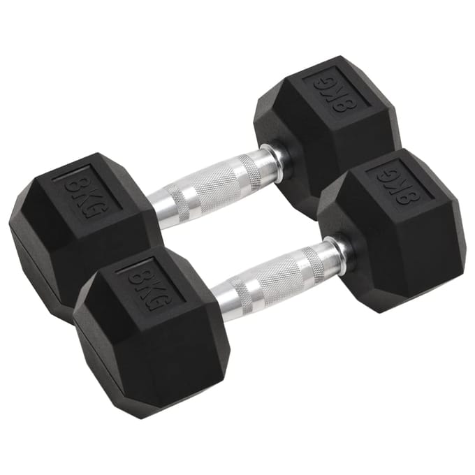 vidaXL - Halters - 2 - st - 8 - kg - totaal - gietijzer