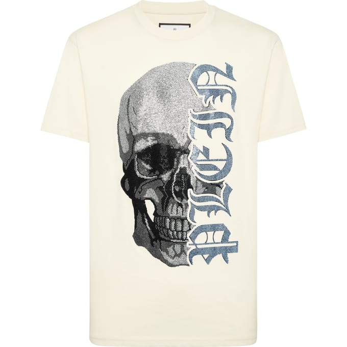 T-Shirt Ronde Hals Ss Gothic Plein