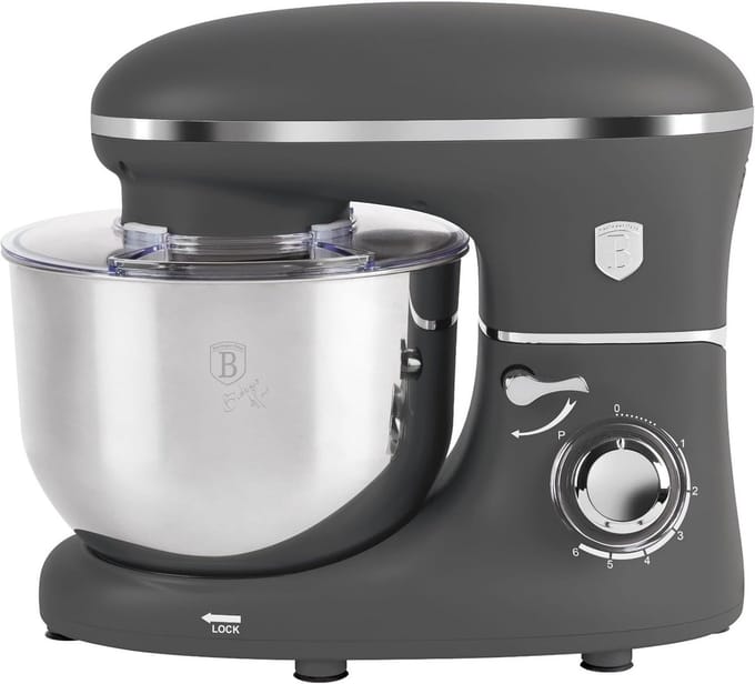 Keukenmachine - Multifunctioneel Apparaat - Voedselbereiding - Krachtige Motor - 6 Liter Kom - Antraciet