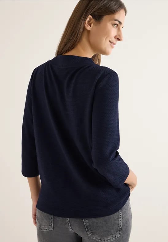 Shirt met structuur