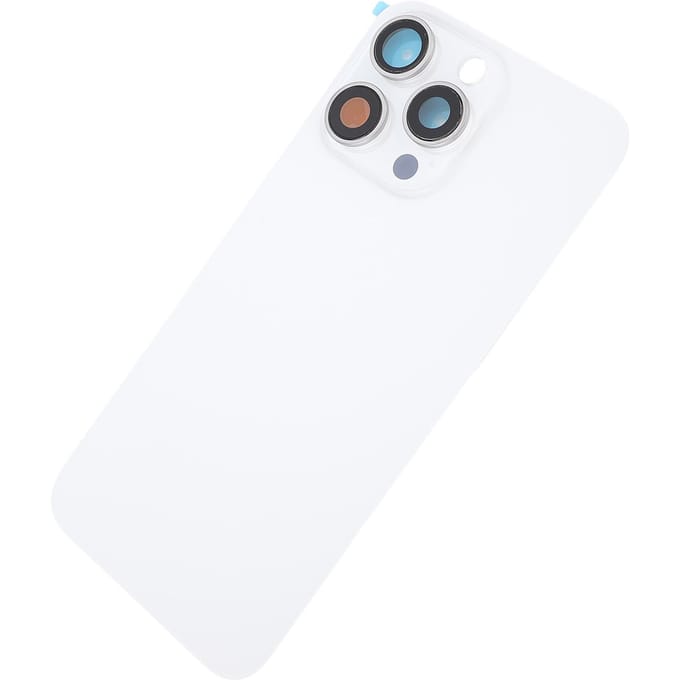 Achterruit Cover Vervanging voor 15 Pro Maximum Telefoon Achterruit Cover Batterijklep met Pre
