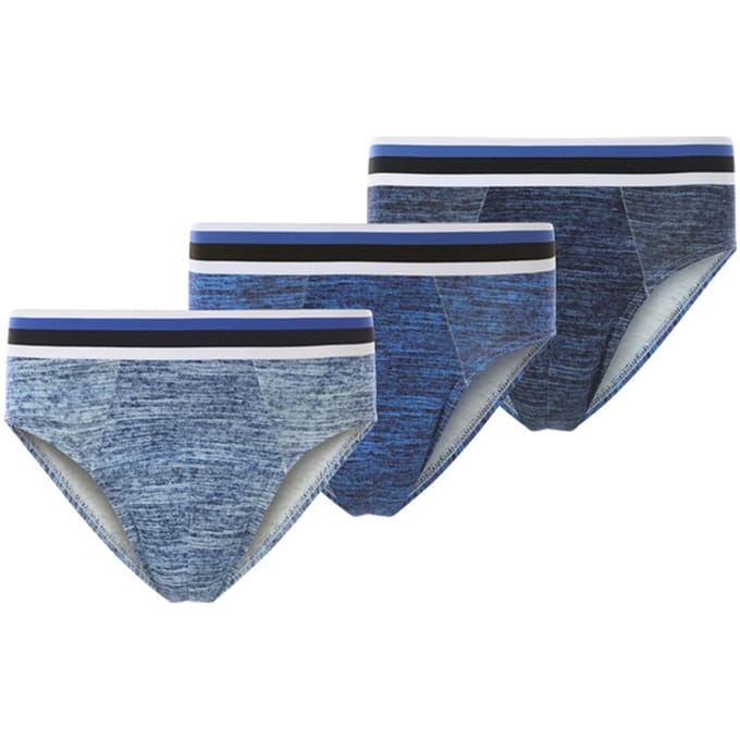 Babista herren 3-Pack Slip - 08 - blauw - Plus Size