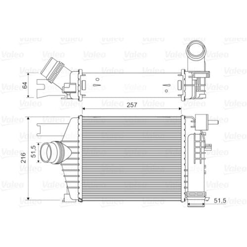 Intercooler VALEO 818343