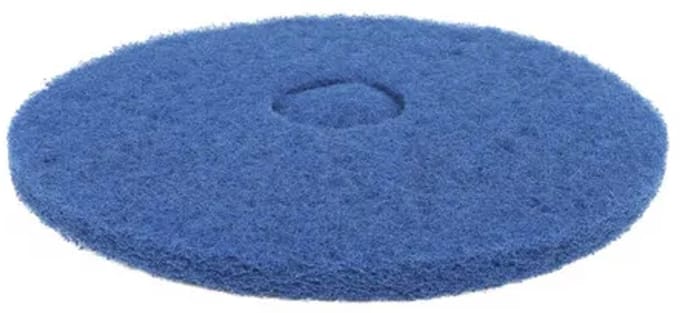 Schrobmachinepad 14 inch blauw (356 mm)