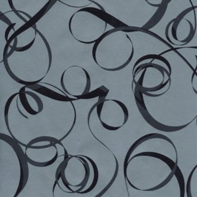 Universeel Inpakpapier Zilver-Zwart – 50 cm × 200 m – 80 g/m² glanzend – Cadeaupapier
