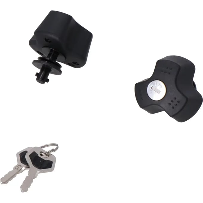 Beveiliging en 2 sleutels voor bagagesteun SW-Motech Evo Quick-Lock (x4)