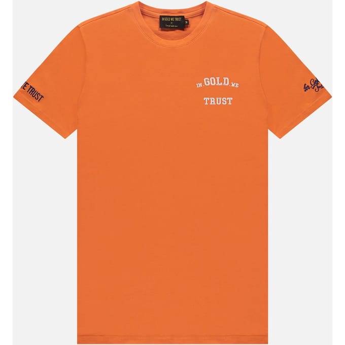 In Gold We Trust The Pusha Orange Größe: S | Hemden Outlet | Unisex | Orange