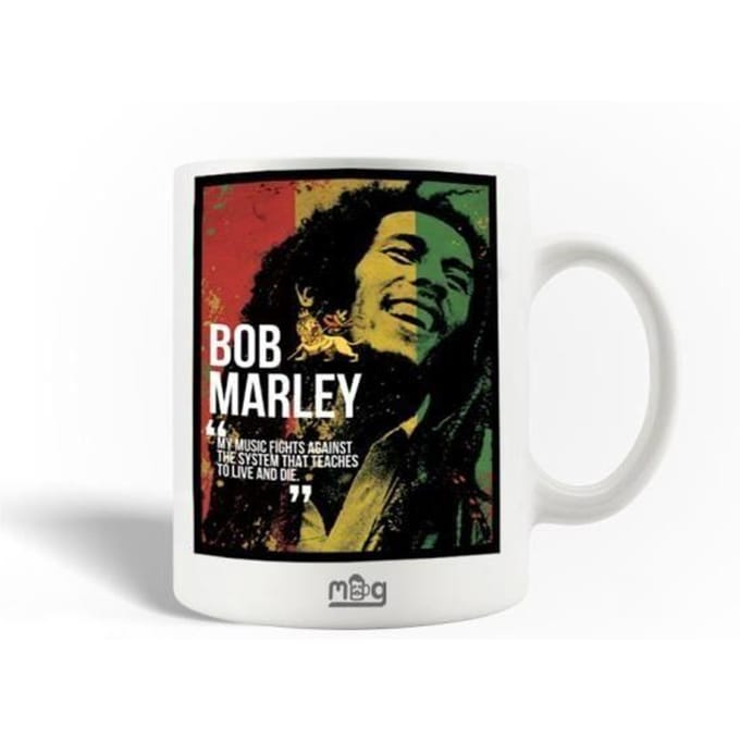 Mug en Céramique Bob Marley Fan Art fond d'écran