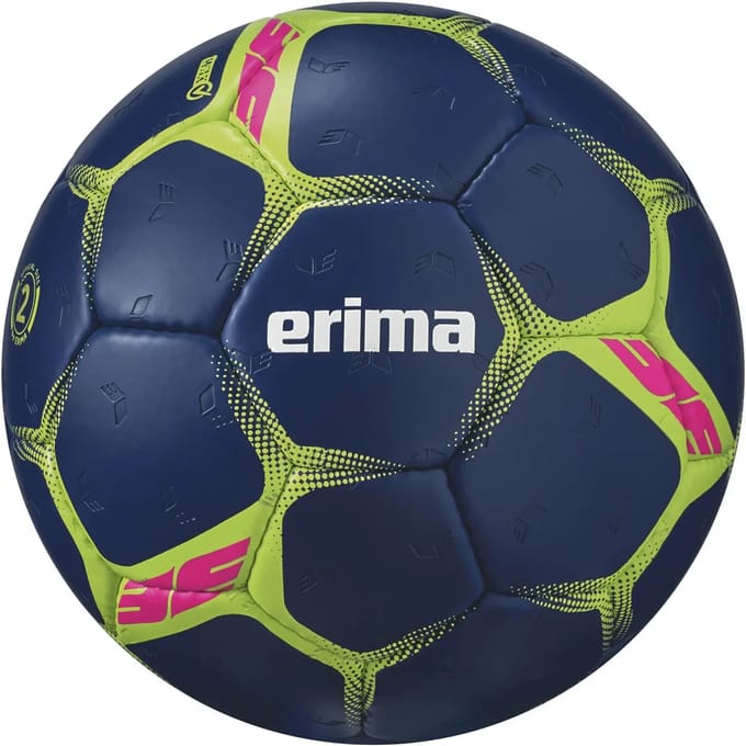 Erima Flash Pro Handbal - Blauw / Lime | Maat: 2