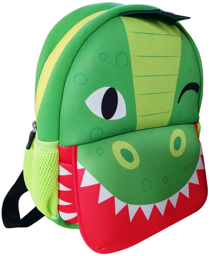 Must Draak - Peuterrugzak - 29 x 22 x 9 cm - Groen