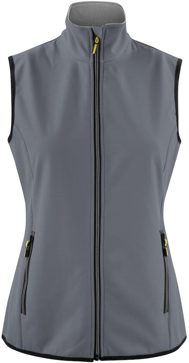 Printer Softshell Bodywarmer Vest Trial Lady 2261060 Staalgrijs - Maat S