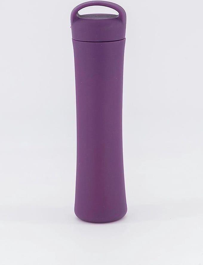 Mastrad - knoflookpeller - bewaartube - paars - siliconen - 15cm