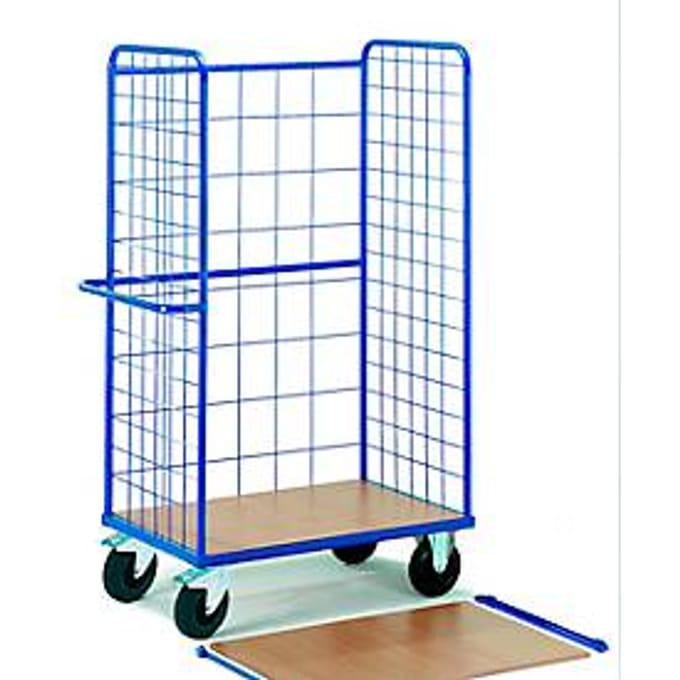 Etagewagen hoog, zonder losse legborden, 1000 x 700 mm