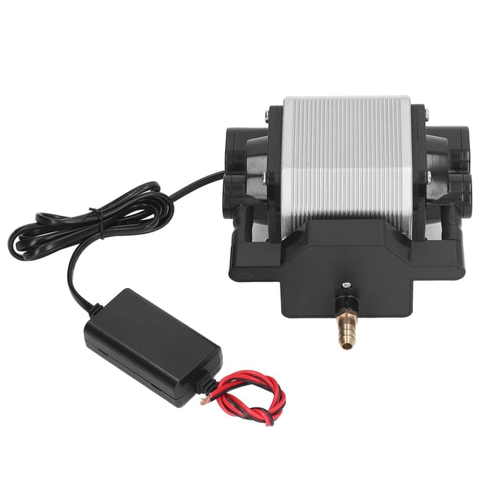 Luchtondersteuning Lasersnijder Luchtondersteuningspomp Snijden Laag Geluidsniveau Accessoire voor Lasergraveermachine DC50 black