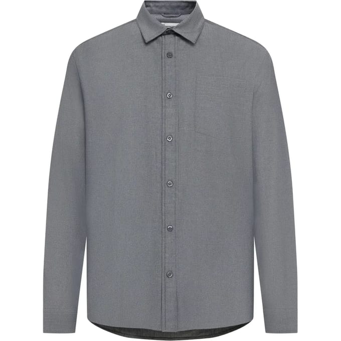 Shirt met lange mouwen KnowledgeCotton Apparel Dune