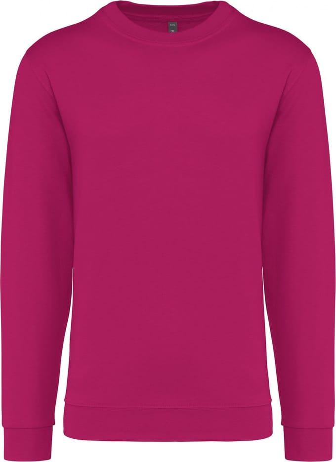 Sweater 'Crew Neck Sweatshirt' Kariban Collectie Basic+ maat S Fuchsia