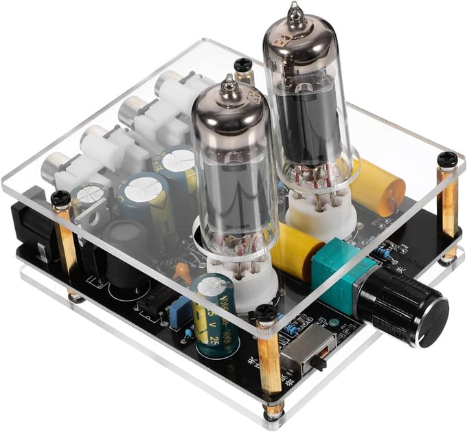 Buizenversterker Set - Voorversterker Receiver - Hifi Audio - Lage Vervorming - 11 x 7.5 cm - Divers