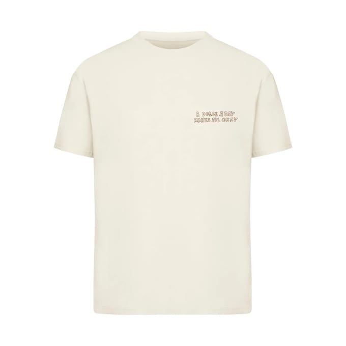 Dames-T-shirt Miss Tee A Dolce A Day Makes All Okay