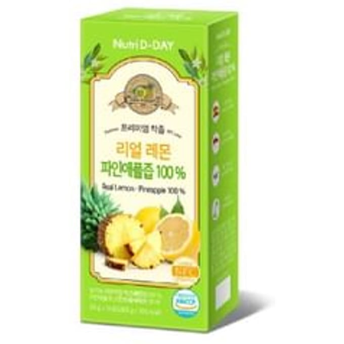 Real Lemon-Pineapple Juice 100% 20g x 14 sticks