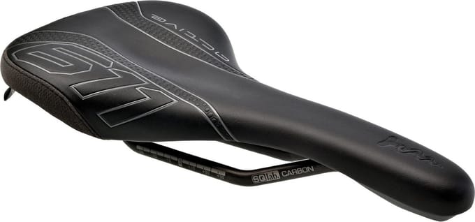 SQlab 611 Active Carbon zadel zwart Breedte 13 cm