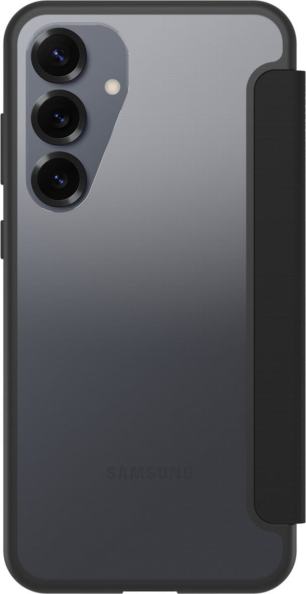 OtterBox React Folio Series voor Samsung Galaxy S25+, transparant/zwart - Geen retailverpakking