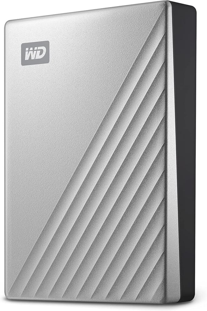 1TB Draagbare Externe Hardeschijf met USB-C en Wachtwoordbeveiliging