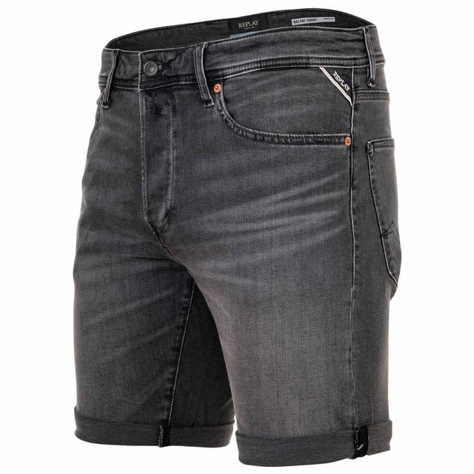 Replay Ma981y.000.573b116 Korte Jeans Grijs 32 Man