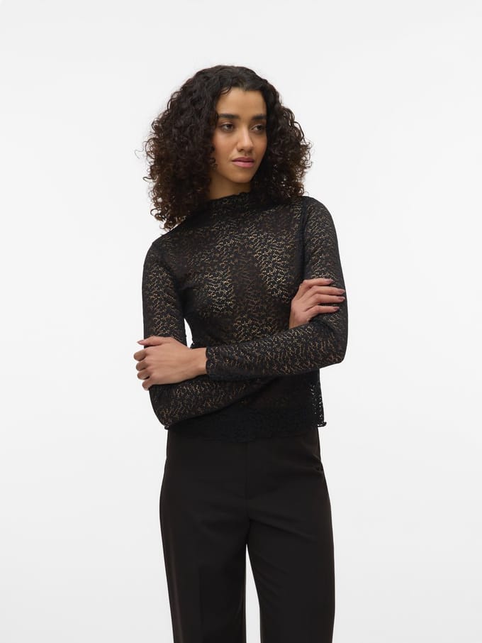 VERO MODA - VMTEXAS MW STRAIGHT PANT Dames Broek