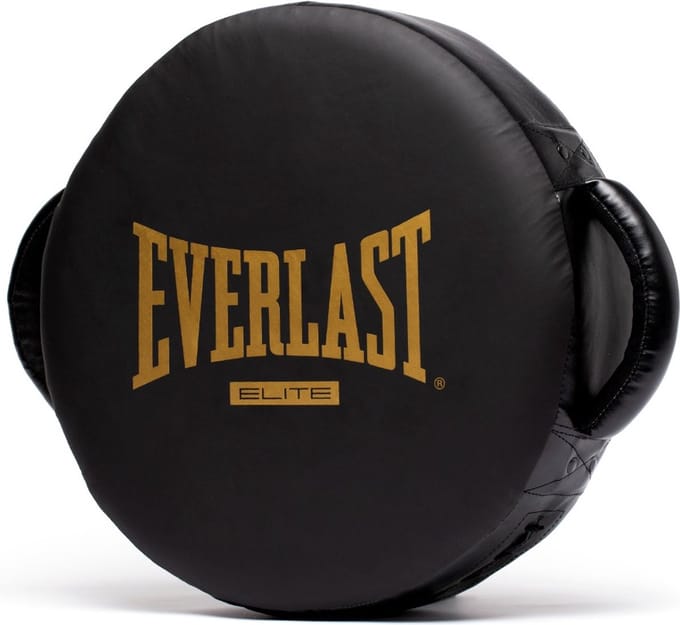 Everlast Elite Round Punch Shield, Black, O/S