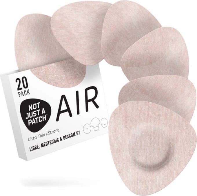 Not Just a Patch - Air - Tan sensor patch - sensorpleisters - Support Freestyle Libre, Medtronic & Dexcom