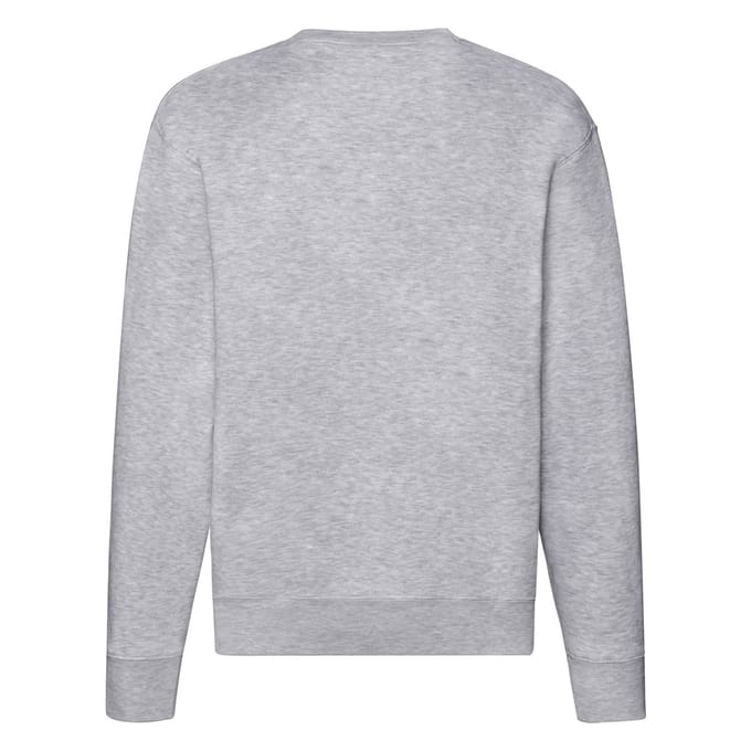 Fruit Of The Loom Unisex Premium 70/30 set-in sweater (Heather Grijs)