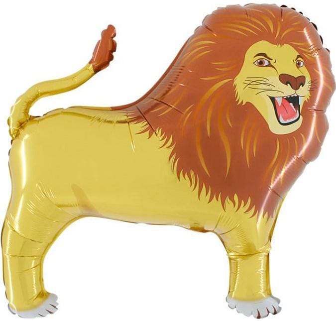 Folieballon Leeuw Dieren Dierentuin 76X80cm