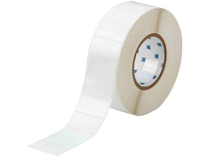 Brady THT-17-483-3 label polyester glanzend wit 50,80 x 25,40 mm (origineel)