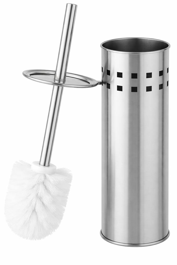 Toiletborstel Met Houder - WC Borstel Met Houder - RVS