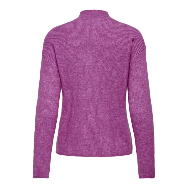 Jacqueline de Yong Trui Jdylumi Life L/s High Neck Pullover 15325961 Purple Orchid/melange Dames Maat - M