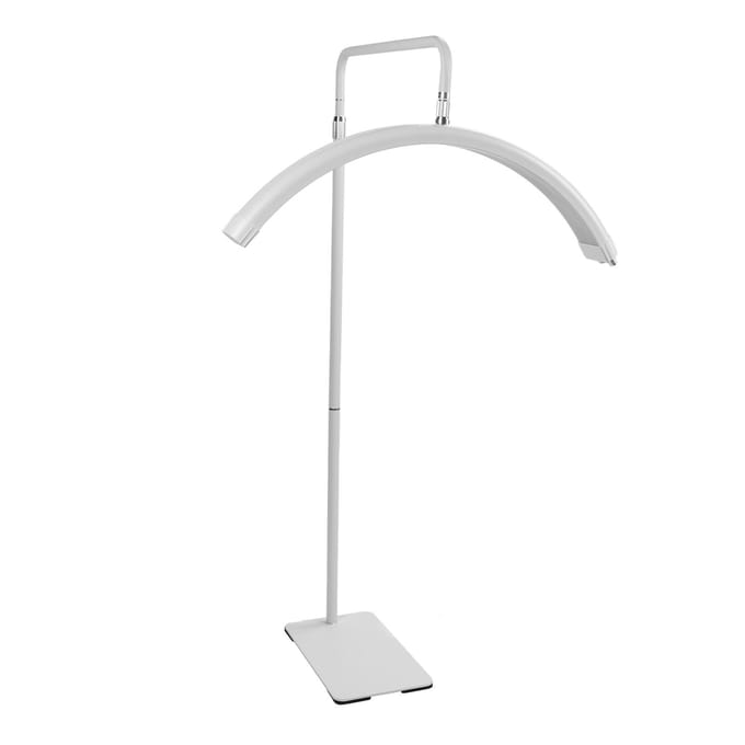Schoonheidssalon LED Licht 28 Inch Halve Maanvormig Invullicht Instelbare Kleurtemperatuur Helderheid US PLUG white