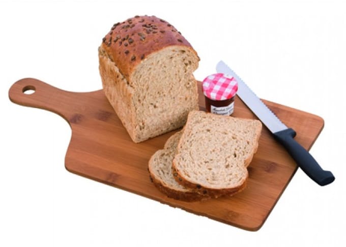 Snijplank met handvat - bamboe
