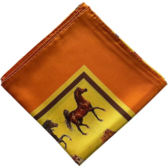Zijden sjaal voor dames Ralu Fine Art Majestic Horses