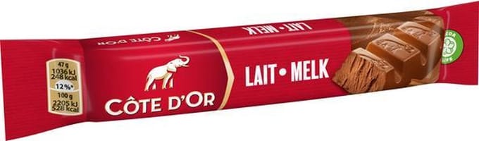 Cote d'or reep melk 47 gr