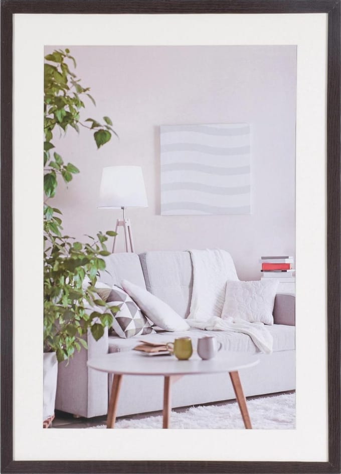Fotolijst - Henzo - Modern - Fotomaat 50x70 cm - Donkerbruin