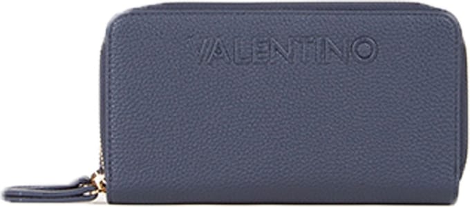 VALENTINO Portemonnee Rised Re Zip Around Wallet Blu Donkerblauw