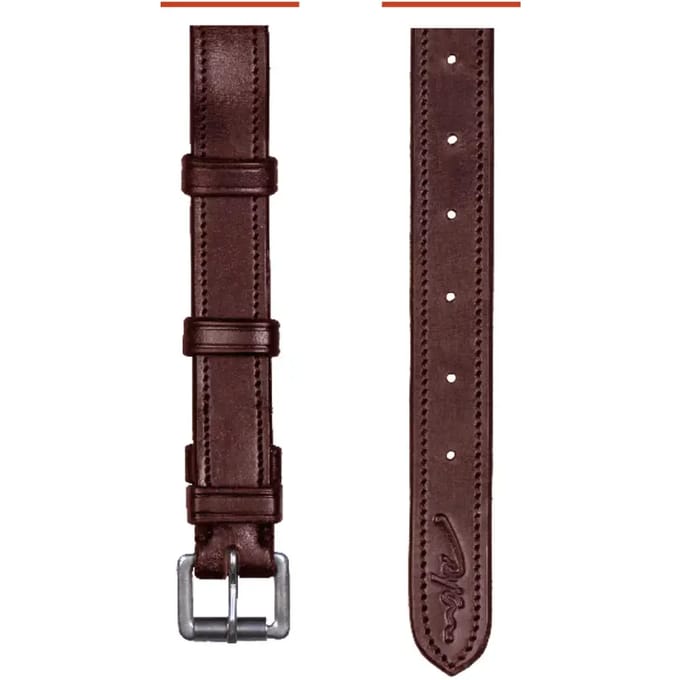 Combinatie neusriem leren riem voor paarden Dy'on Pull-Back